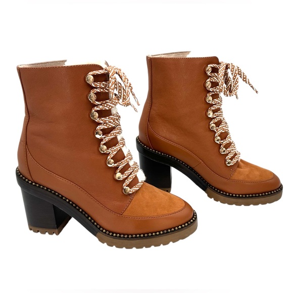 Cecelia New York Women’s Tia Cognac Boots by Anthropologie - Size 9B - NWOB - Picture 3 of 14